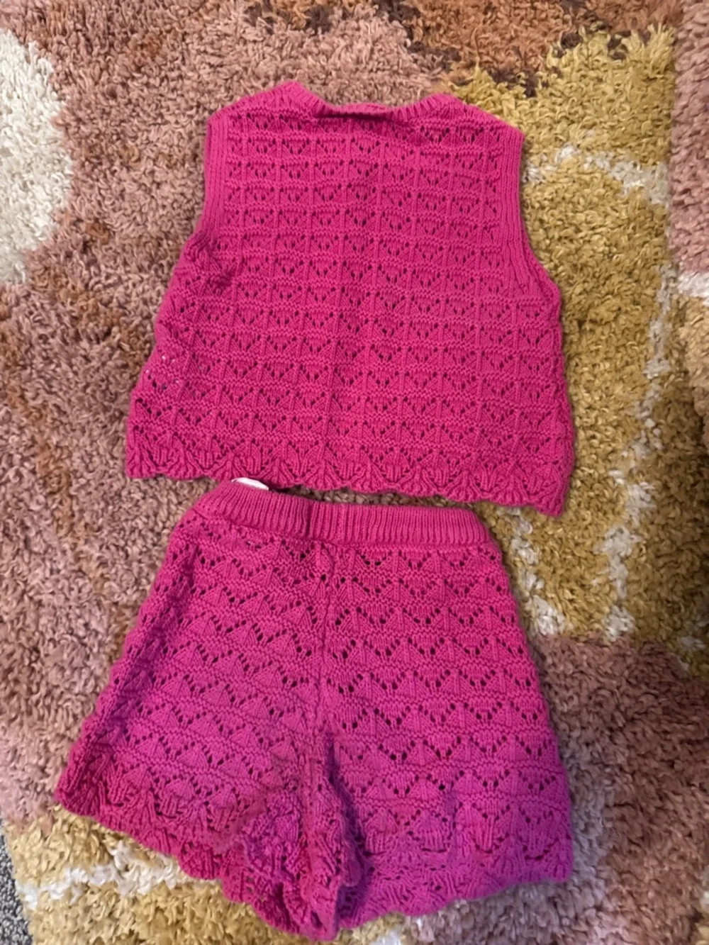 Zara pink knit set